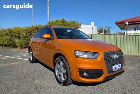 Orange 2014 Audi Q3 Wagon 2.0 Tdi Quattro (103Kw)
