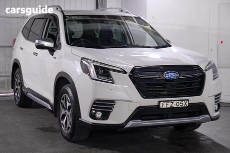 White 2024 Subaru Forester Wagon Hybrid S (Awd)