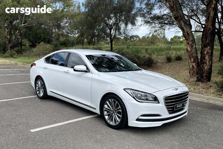 White 2016 Hyundai Genesis Sedan (Sensory Pack)
