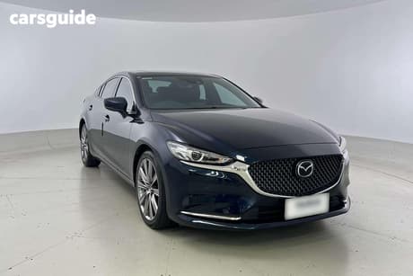 Blue 2019 Mazda 6 Sedan Atenza