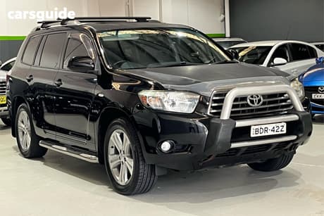 Black 2007 Toyota Kluger Wagon Kx-S (Fwd)