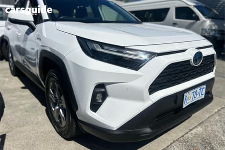 White 2022 Toyota RAV4 Wagon Gx (2Wd) Hybrid