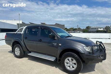 Grey 2011 Mitsubishi Triton Double Cab Utility Gl-R (4X4)