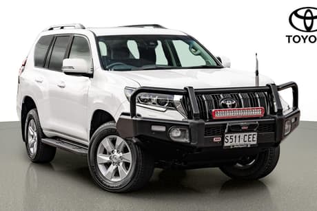 White 2019 Toyota Landcruiser Prado Wagon Gxl (4X4)