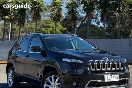 Black 2014 Jeep Cherokee Wagon Limited (4X4)