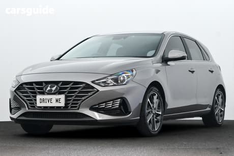 Grey 2022 Hyundai I30 Hatchback Elite