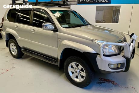 Silver 2007 Toyota Landcruiser Prado Wagon Gxl (4X4)