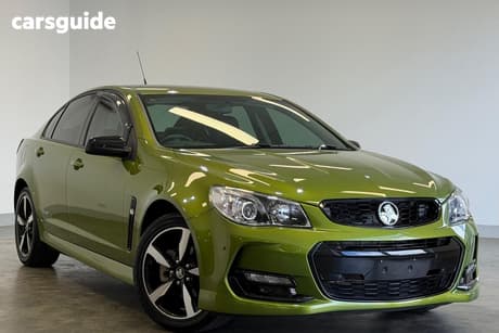 Green 2016 Holden Commodore Sedan Sv6 Black Pack