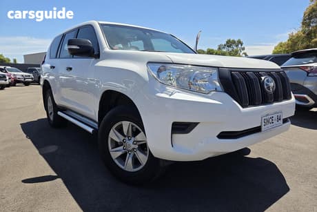 White 2019 Toyota Landcruiser Prado Wagon Gx (4X4)