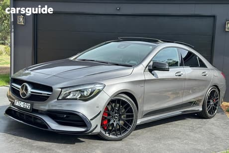 Grey 2017 Mercedes-Benz CLA45 Coupe 4Matic