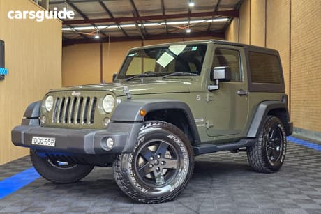 Green 2015 Jeep Wrangler Softtop Sport (4X4)