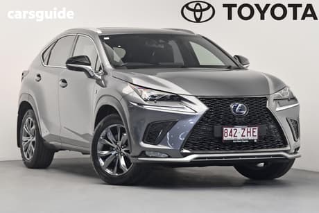 Grey 2019 Lexus NX300H Wagon F Sport Hybrid (Fwd)