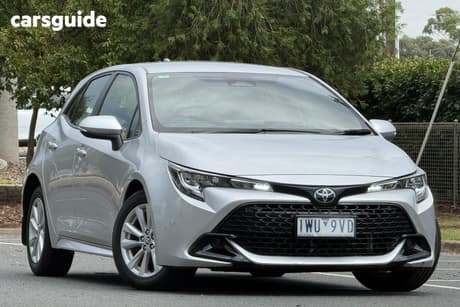 Silver 2022 Toyota Corolla Hatchback Ascent Sport