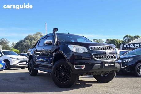 Black 2013 Holden Colorado Crew Cab Pickup Ltz (4X4)
