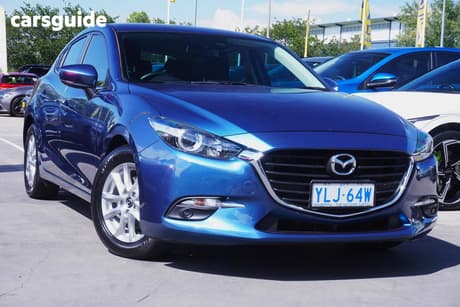 Blue 2016 Mazda 3 Hatchback Maxx