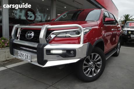 Red 2021 Toyota Fortuner Wagon Crusade