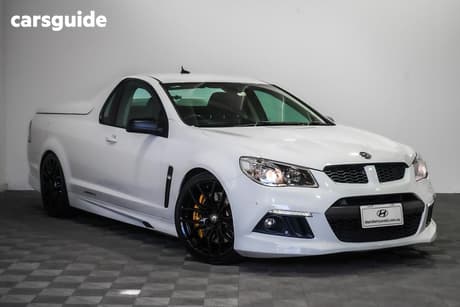 White 2014 HSV Maloo Utility R8