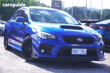 Blue 2021 Subaru WRX Sedan Premium (Awd)