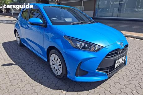 Blue 2021 Toyota Yaris Hatchback Ascent Sport