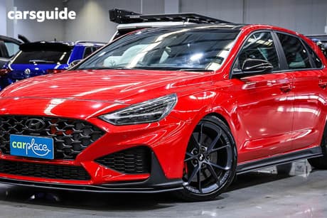 Red 2021 Hyundai I30 Hatchback N Premium With Sunroof