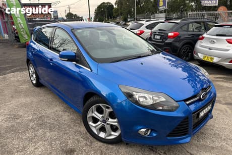 Blue 2012 Ford Focus Hatchback Sport