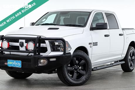 White 2021 RAM 1500 Crew Cab Utility Express Rambox