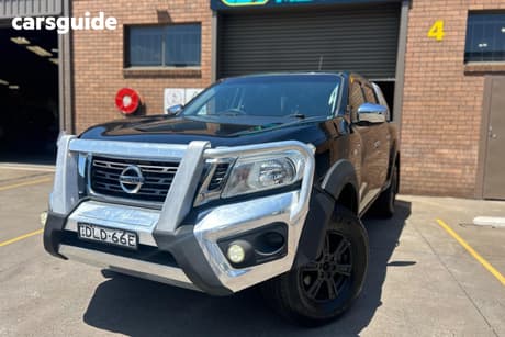Black 2016 Nissan Navara Double Cab Utility Rx (4X4)