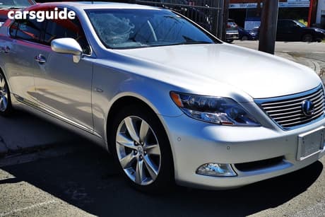 Silver 2007 Lexus LS Sedan LS600H