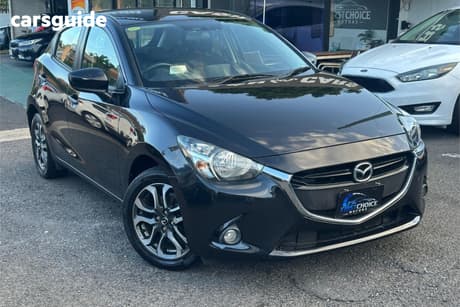 Black 2014 Mazda 2 Hatchback Genki