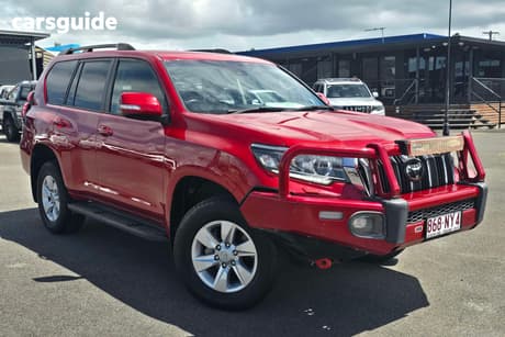 Red 2021 Toyota Landcruiser Prado Wagon Gxl