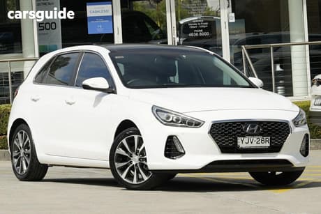 White 2020 Hyundai I30 Hatchback Premium