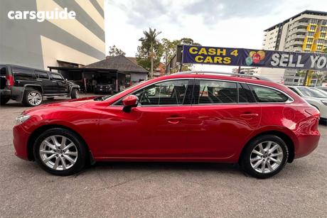 Red 2016 Mazda 6 Wagon Sport
