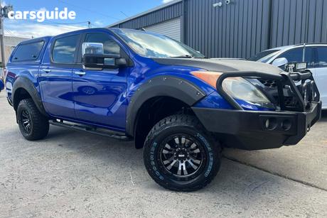 Blue 2011 Mazda BT-50 Dual Cab Utility Xtr (4X4)