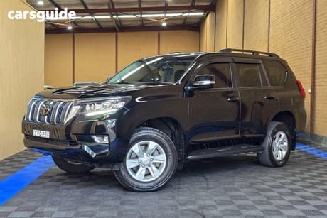 Black 2022 Toyota Landcruiser Prado Wagon Gxl