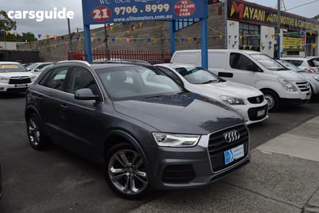 Grey 2015 Audi Q3 Wagon 2.0 Tfsi Sport Quattro (132Kw)