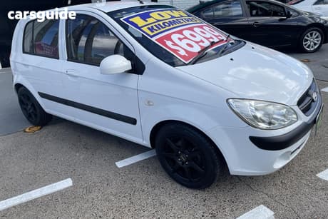 White 2011 Hyundai Getz Hatchback S