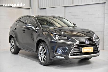 Black 2021 Lexus NX300H Wagon Luxury Hybrid (Fwd)