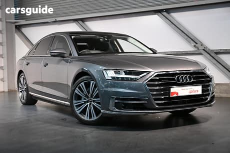 Grey 2021 Audi A8 Sedan 50 Tdi Quattro Mhev