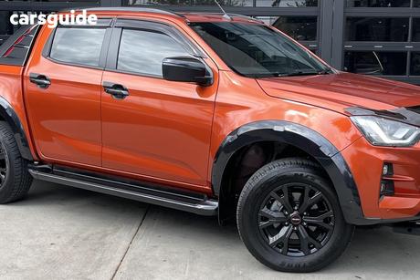 Orange 2023 Isuzu D-MAX Crew Cab Utility X-Terrain (4X4)