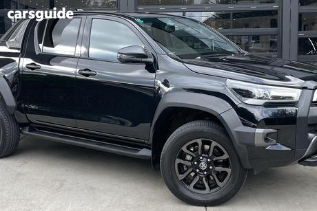 Black 2023 Toyota Hilux Double Cab Pick Up Rogue (4X4)