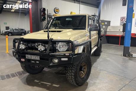 Beige 2020 Toyota Landcruiser Double Cab Chassis Gxl (4X4)
