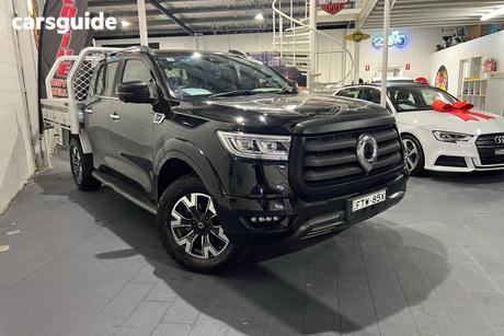 Black 2021 GWM UTE Dual Cab Utility Cannon-X (4X4)