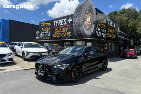 Black 2020 Mercedes-Benz CLA45 Coupe S 4Matic+