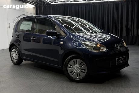 Blue 2012 Volkswagen UP! Hatchback