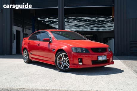 Red 2010 Holden Commodore Sedan Ss