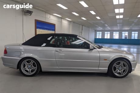 Silver 2001 BMW 330CI Convertible