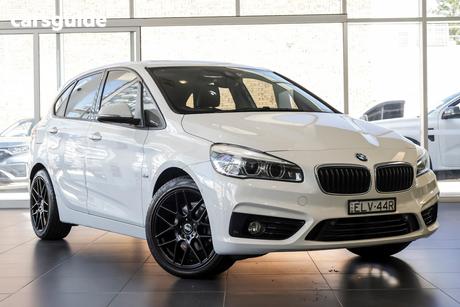 White 2017 BMW 218I Wagon Active Tourer Sport Line