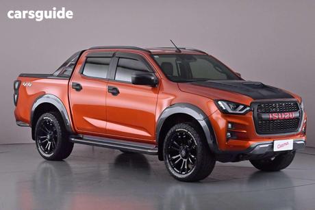 Orange 2022 Isuzu D-MAX Crew Cab Utility X-Terrain (4X4)