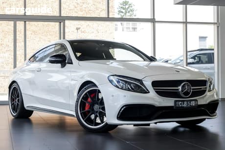 White 2016 Mercedes-Benz C63 Coupe S