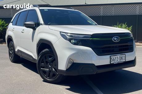 White 2025 Subaru Forester Wagon 2.5I Sport (Awd)